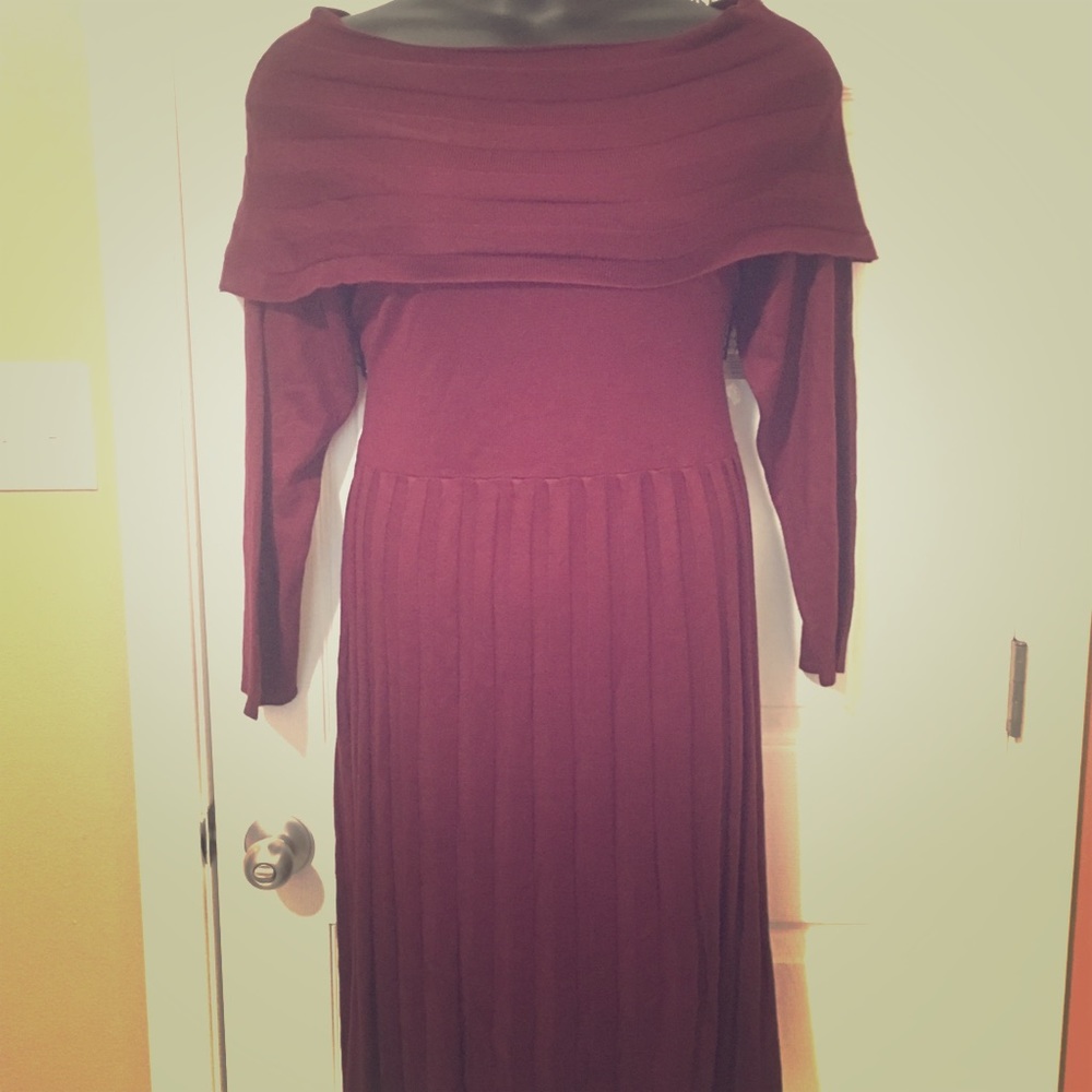 Plus size sweater dress